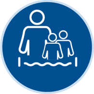 Bild von Zeitkarte 2,5h Familie, 1 Erw. + 2 Kind/Jugend. Südbad MO-FR